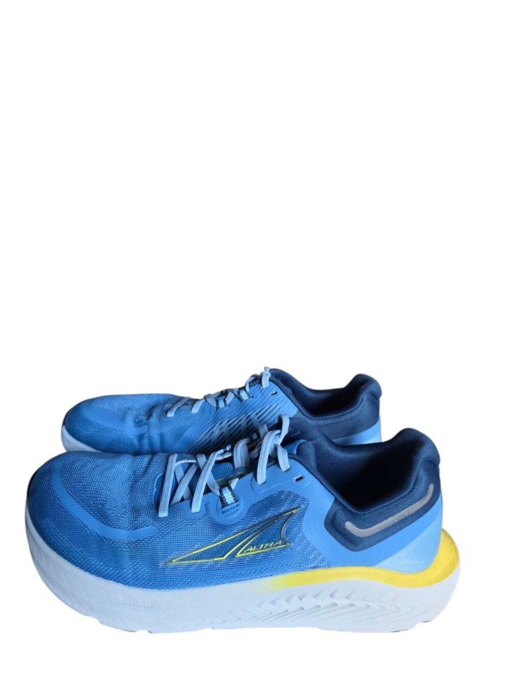 Altra Paradigm 7 Running Women's Blue Yellow Shoes Sz 8.5